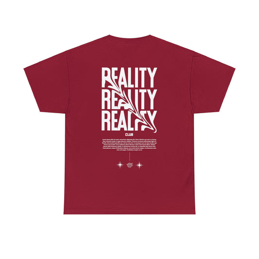 Unisex Heavy Cotton Tee Front/Back Print Reality Trippy Latein Simple Streetwear