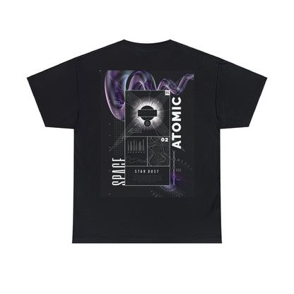 Unisex Heavy Cotton Tee Space Atomic Star Dust Rave Trippy Galaxy