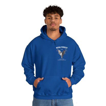 Unisex Heavy Blend Hooded Sweatshirt Front/Back Print Tee Engel Latein 100% Baumwolle mystisch