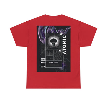 Unisex Heavy Cotton Tee Space Atomic Star Dust Rave Trippy Galaxy