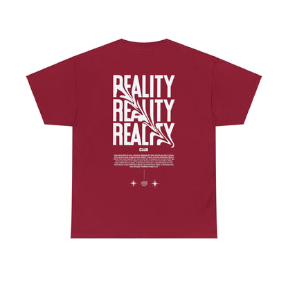 Unisex Heavy Cotton Tee Front/Back Print Reality Trippy Latein Simple Streetwear