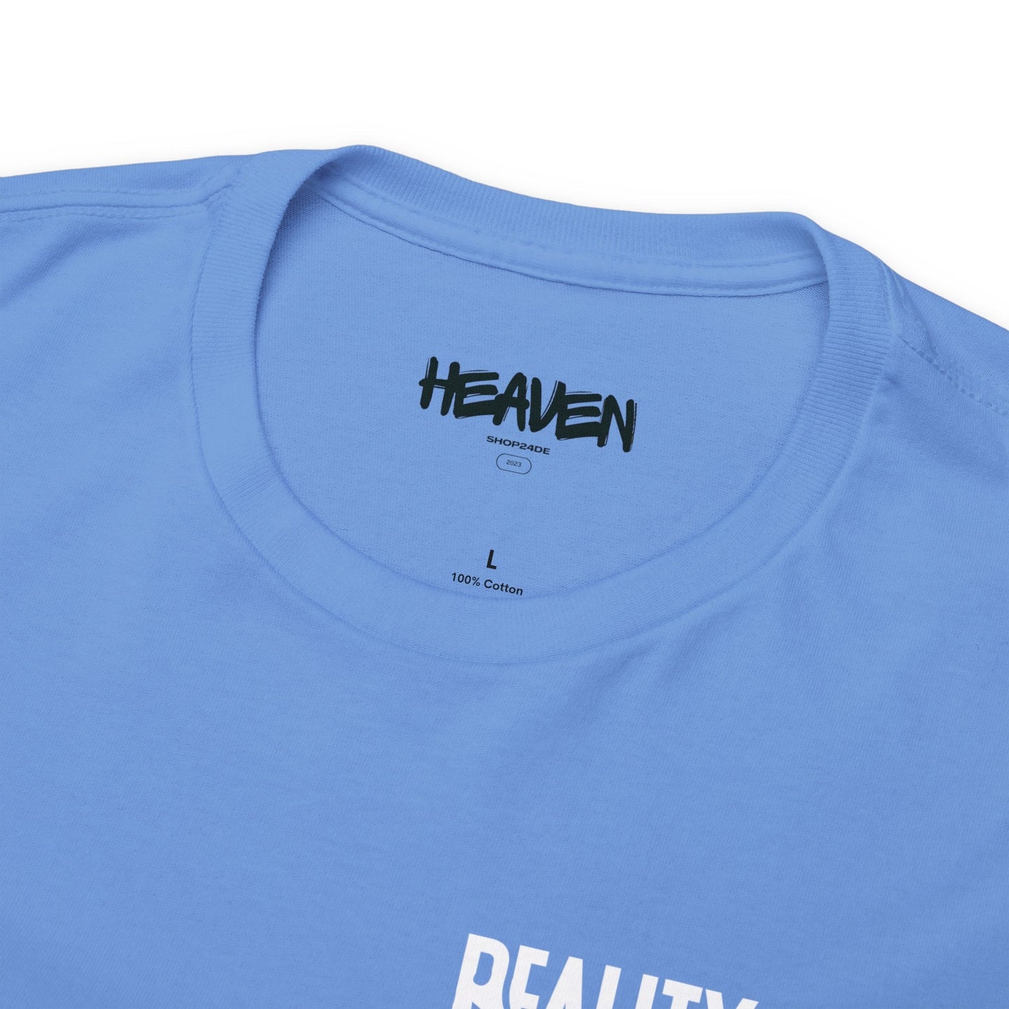 Unisex Heavy Cotton Tee Front/Back Print Reality Trippy Latein Simple Streetwear