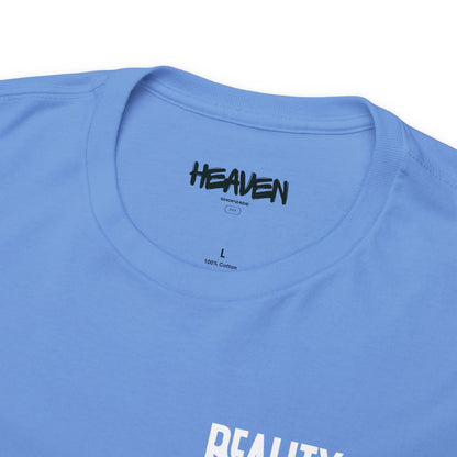 Unisex Heavy Cotton Tee Front/Back Print Reality Trippy Latein Simple Streetwear