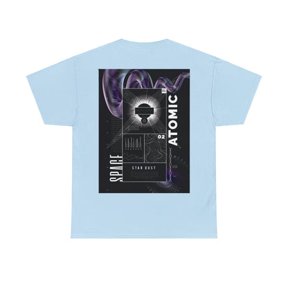 Unisex Heavy Cotton Tee Space Atomic Star Dust Rave Trippy Galaxy