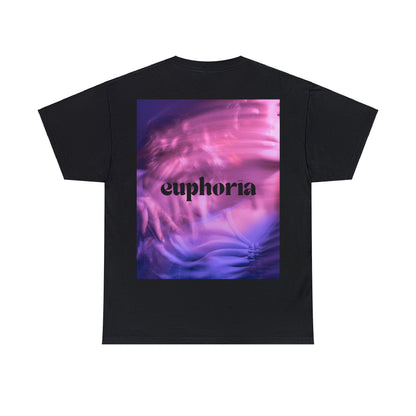 Unisex Ultra Cotton Tee Front/Back Print Drippy Rave Vibes Euphoria Colors
