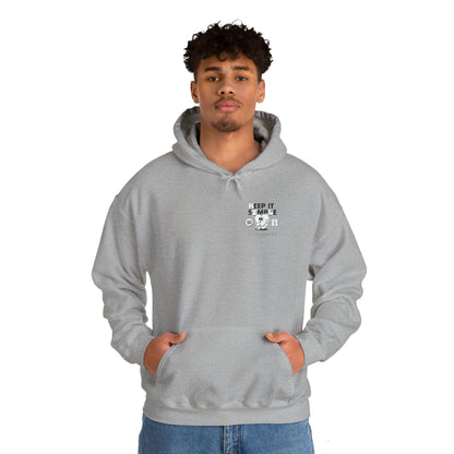 Unisex Hoddy Keep it Simple Front/Back Print Streetwear cool lässig Baumwolle Cotten