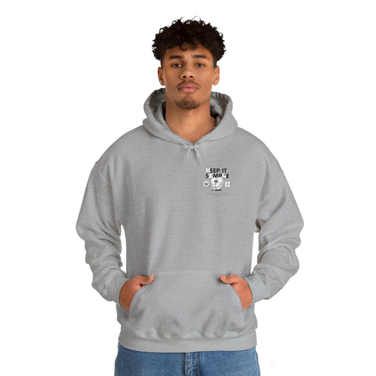Unisex Hoddy Keep it Simple Front/Back Print Streetwear cool lässig Baumwolle Cotten