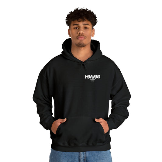 Unisex Heavy Blend™ Hooded Sweatshirt Front/Back Print Music Lonely Heaven Nebel Einsamkeit Musik