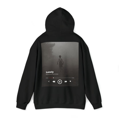 Unisex Heavy Blend™ Hooded Sweatshirt Front/Back Print Music Lonely Heaven Nebel Einsamkeit Musik