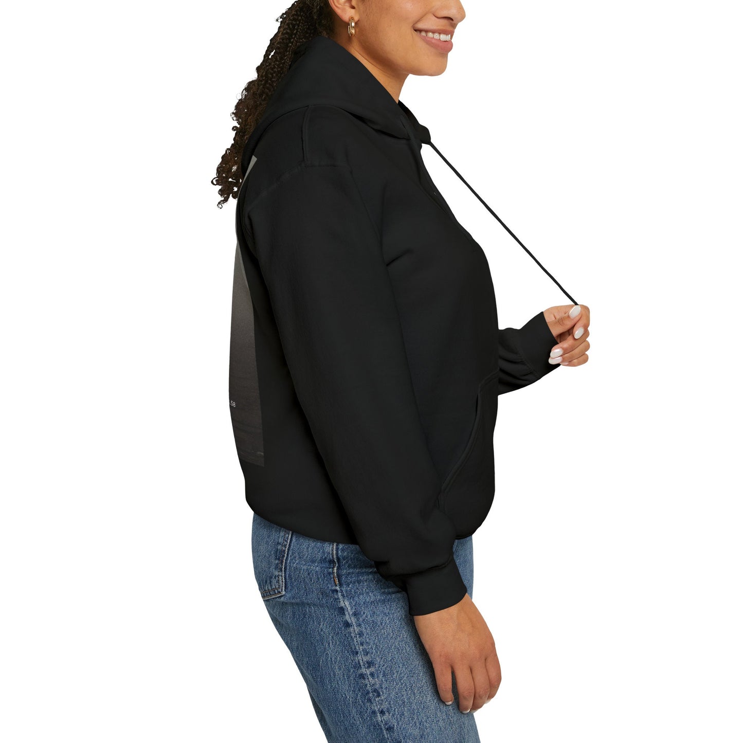 Unisex Heavy Blend™ Hooded Sweatshirt Front/Back Print Music Lonely Heaven Nebel Einsamkeit Musik