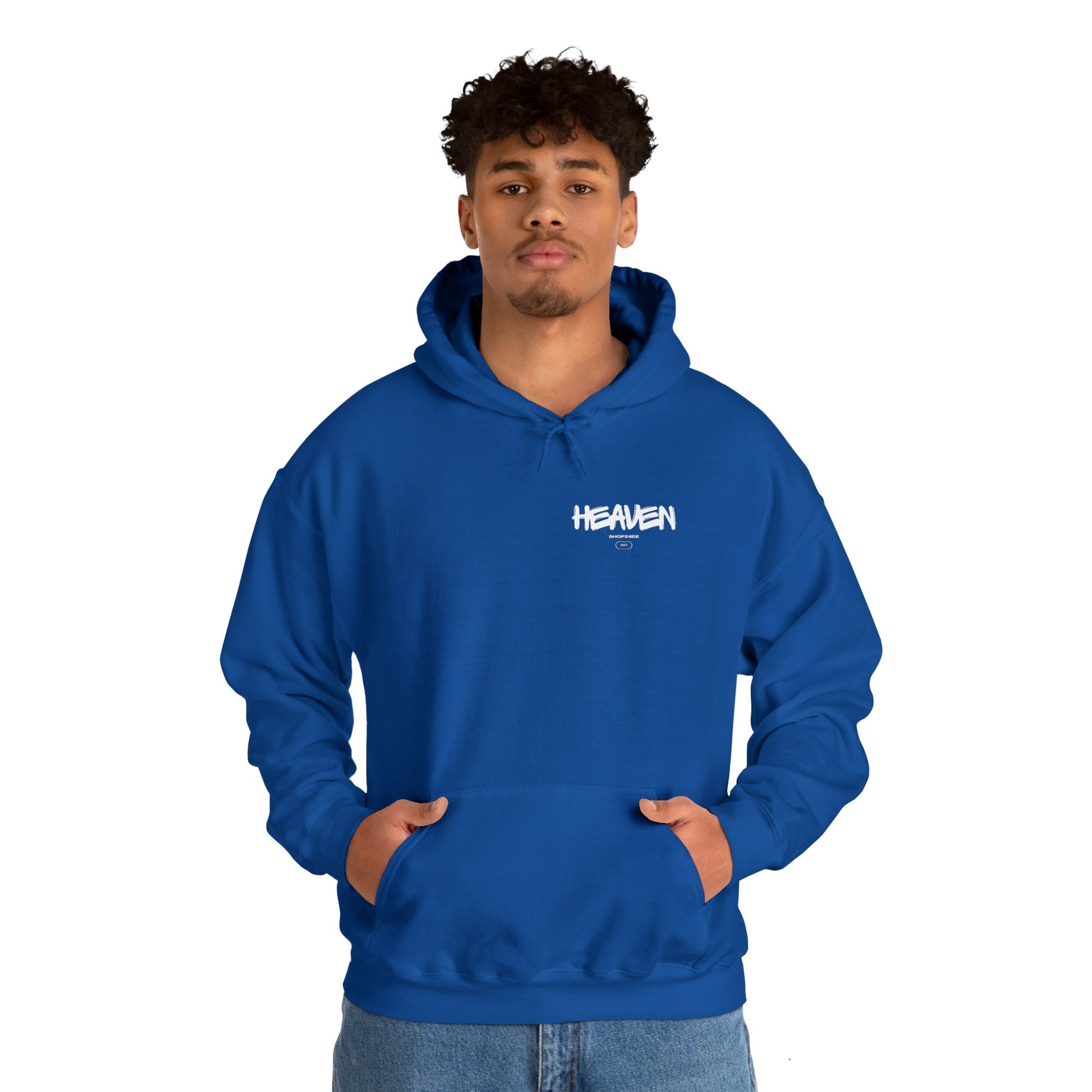 Unisex Heavy Blend™ Hooded Sweatshirt Front/Back Print Music Lonely Heaven Nebel Einsamkeit Musik