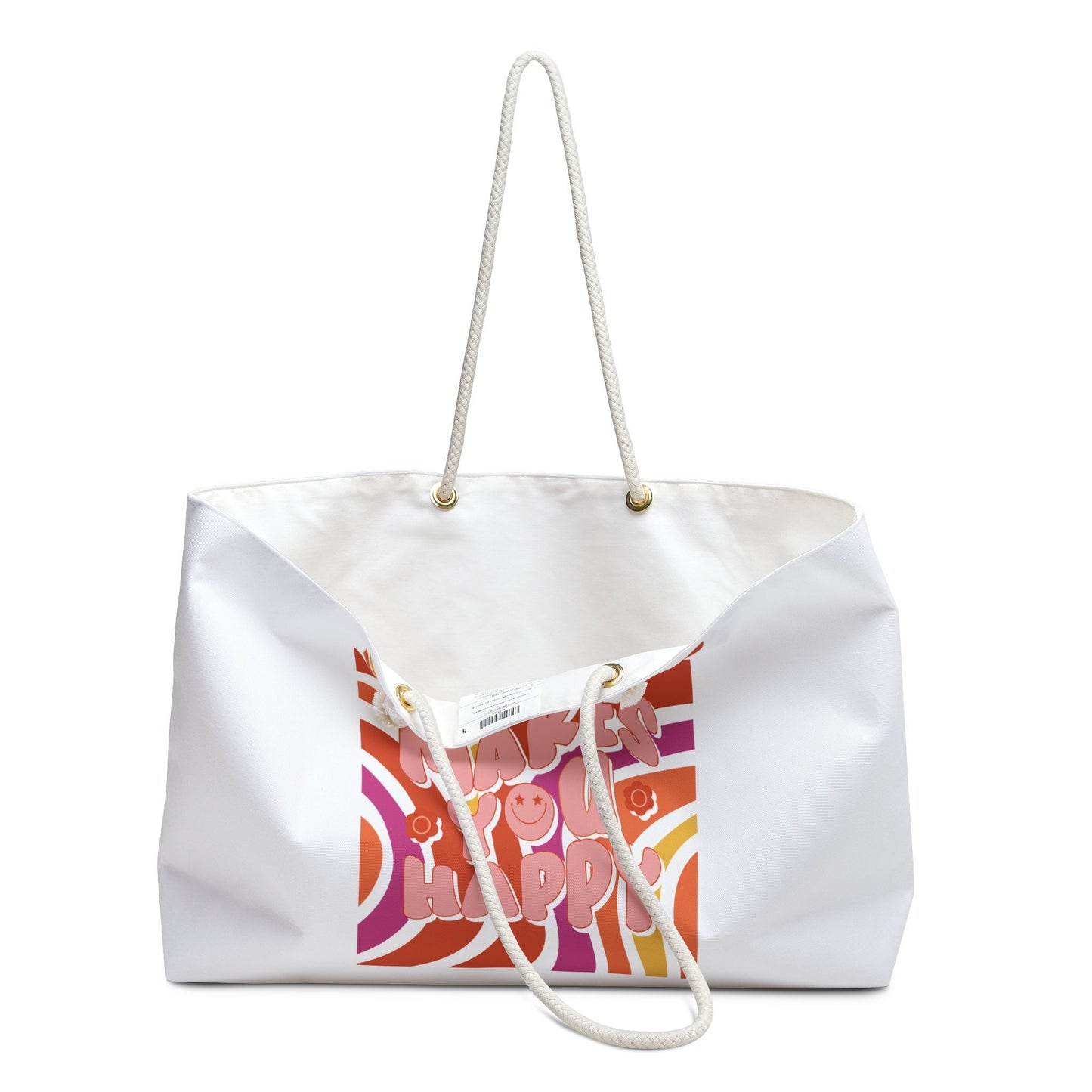 Weekender Bag Do What Makes You Happy (24x30cm) Hippy Good Vibes Tasche Unisex