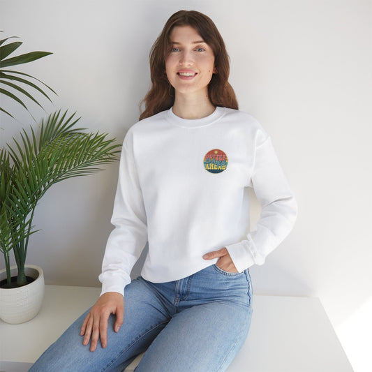Better days Ahead Unisex Crewneck Sweatshirt Good Vibes Optimismus Farbenfroh