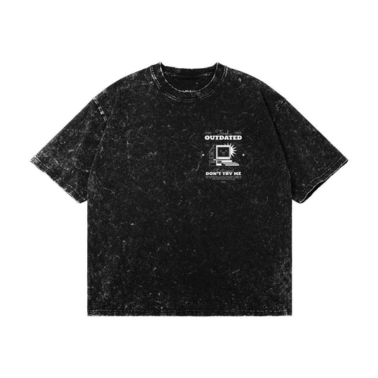 Vintage-Stil Oversized-T-Shirt Outdated
