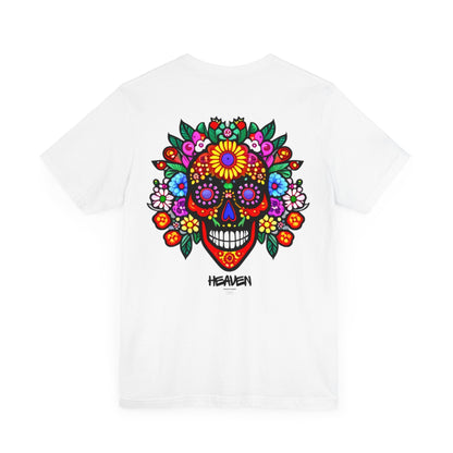 Flowers Skull T-Shirt Bunt Vintage Tee